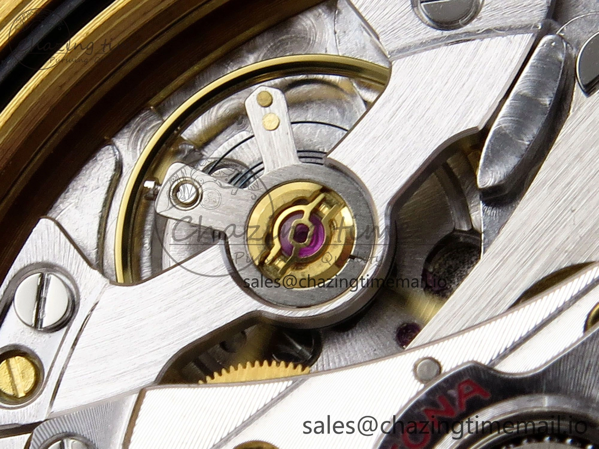 Daytona 126518 YG VSF 1:1 Best Edition 904L Steel YG Dial on Oysterflex Strap SH4131