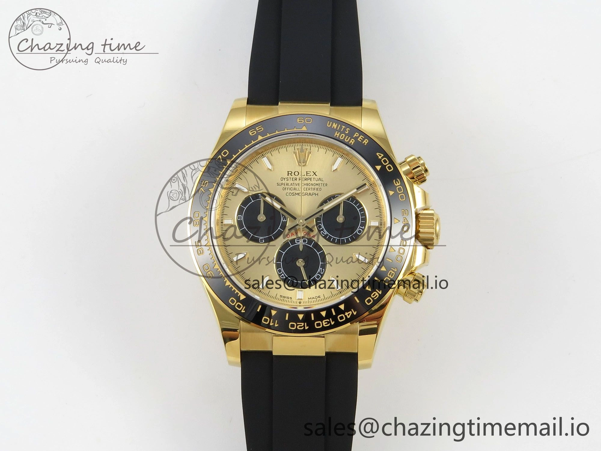 Daytona 126518LN THBF 1:1 Best Edition YG Black Dial on Oysterflex Strap SH4131
