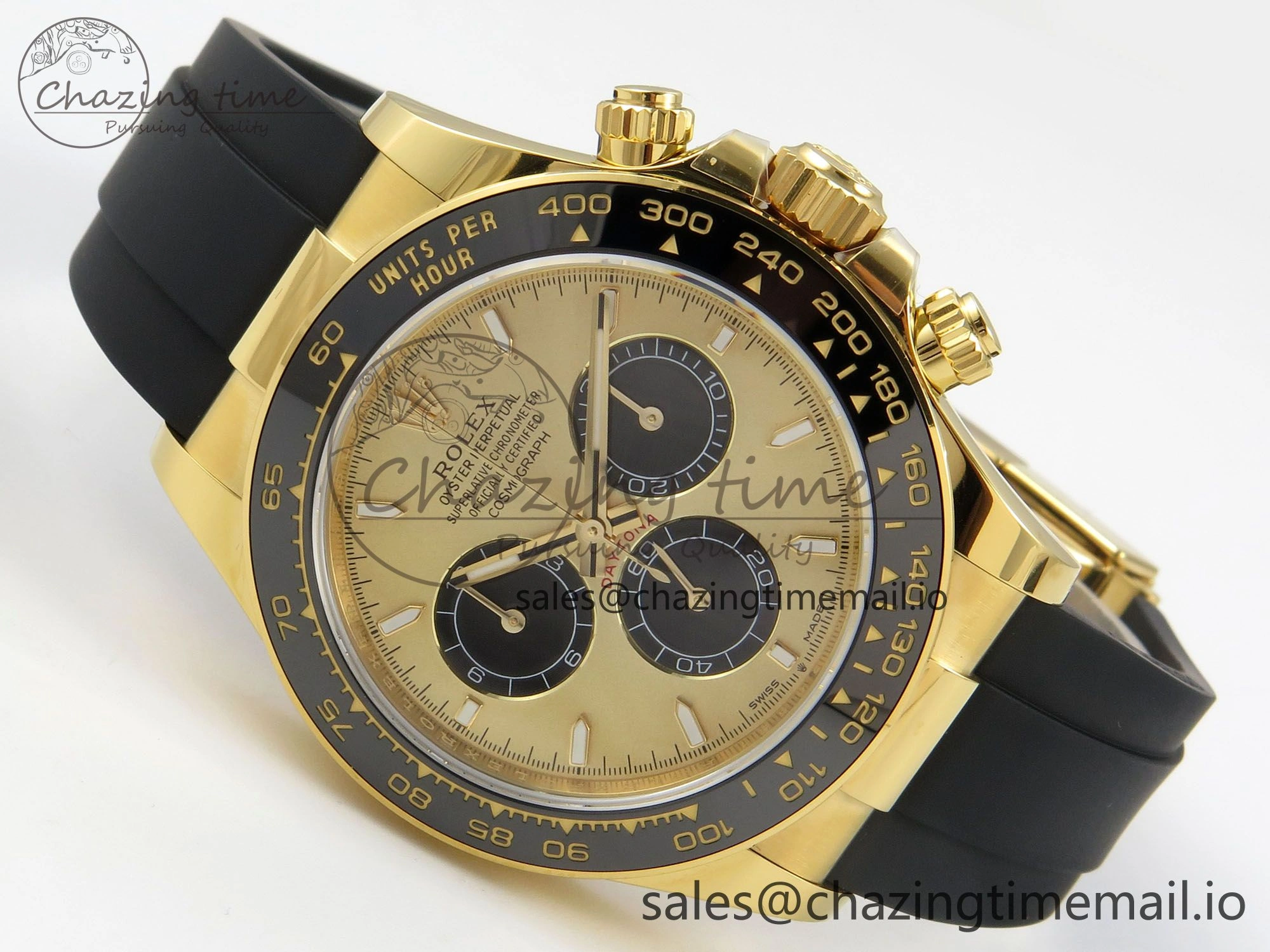 Daytona 126518LN THBF 1:1 Best Edition YG Black Dial on Oysterflex Strap SH4131
