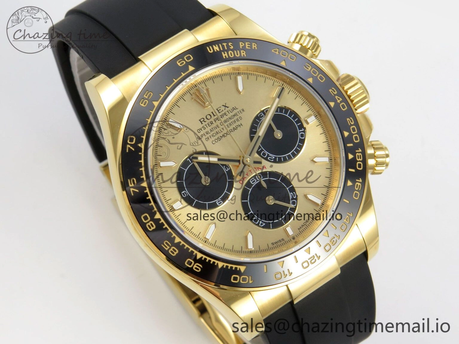 Daytona 126518LN THBF 1:1 Best Edition YG Black Dial on Oysterflex Strap SH4131