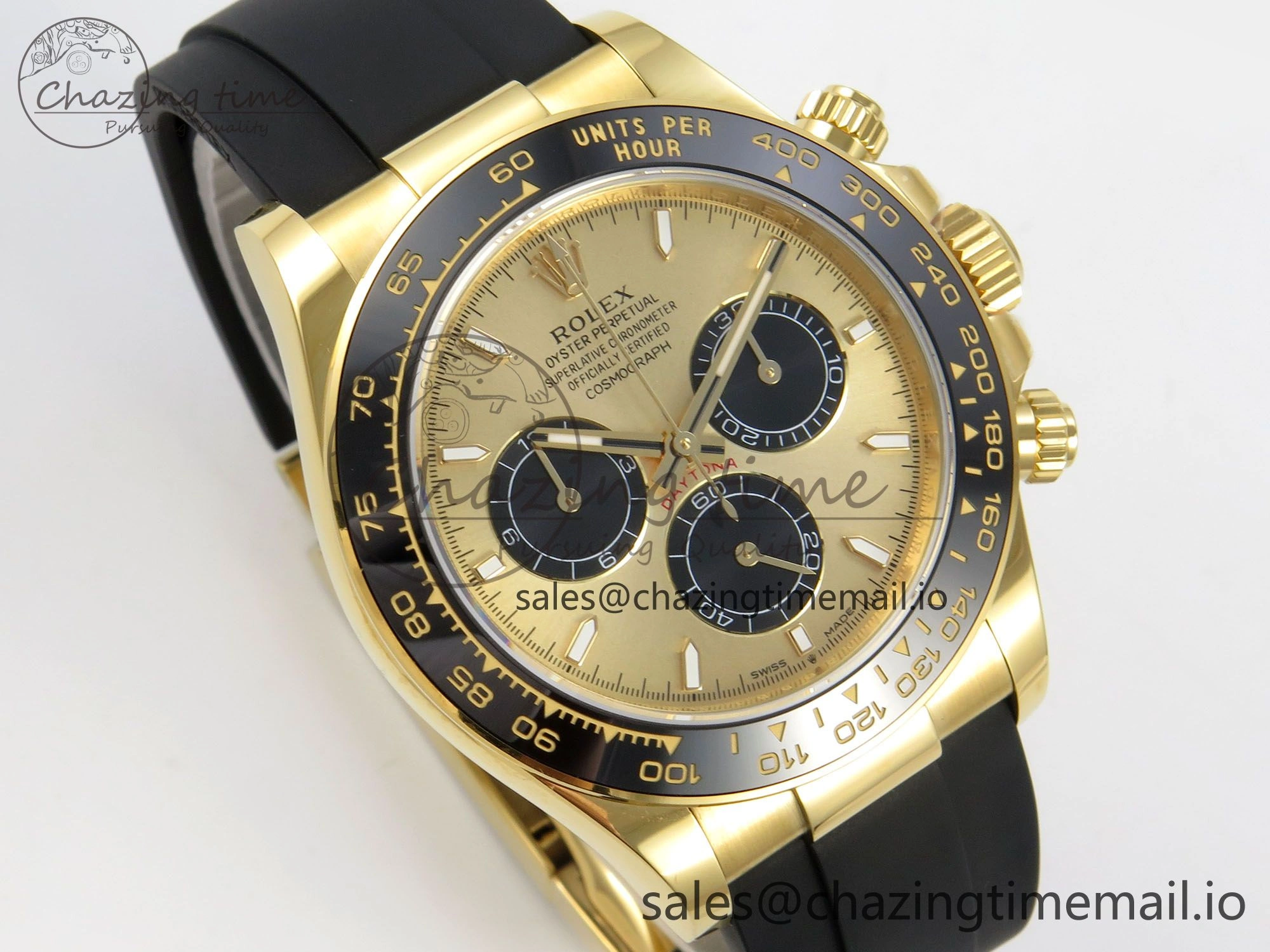 Daytona 126518LN THBF 1:1 Best Edition YG Black Dial on Oysterflex Strap SH4131