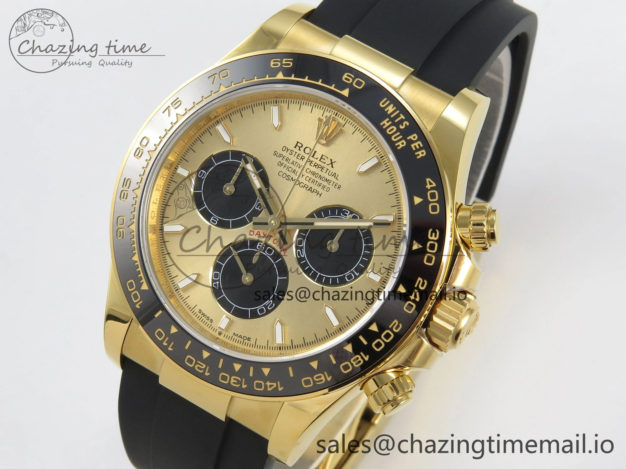 Daytona 126518LN THBF 1:1 Best Edition YG Black Dial on Oysterflex Strap SH4131