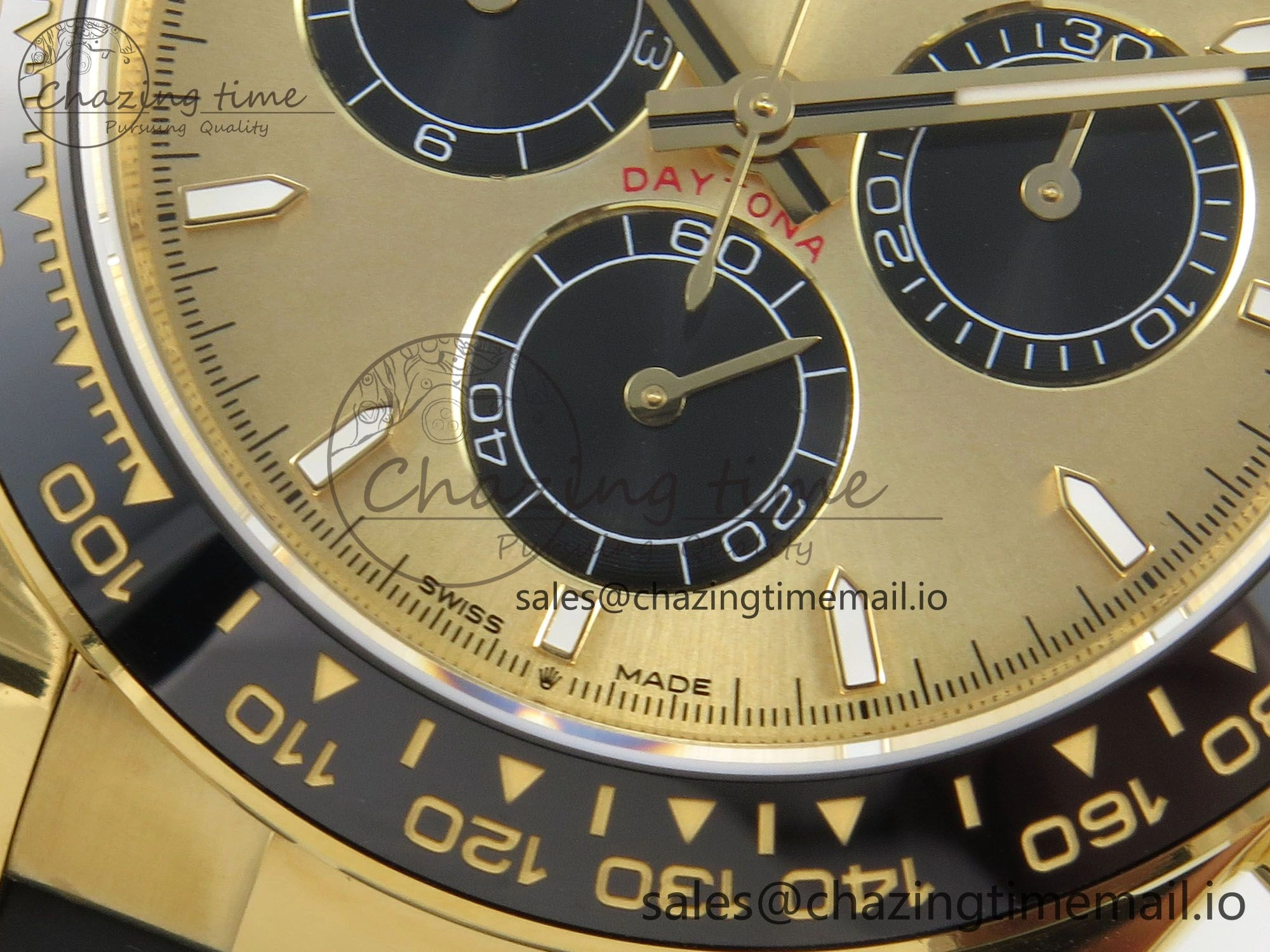 Daytona 126518LN THBF 1:1 Best Edition YG Black Dial on Oysterflex Strap SH4131