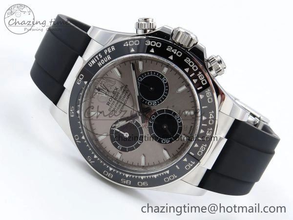 Daytona 126519 Clean 1:1 Best Edition Grey Dial on Oysterflex Rubber Strap DD4131