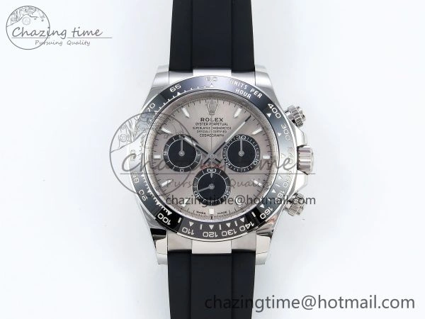 Daytona 126519 Clean 1:1 Best Edition Grey Dial on Oysterflex Rubber Strap DD4131