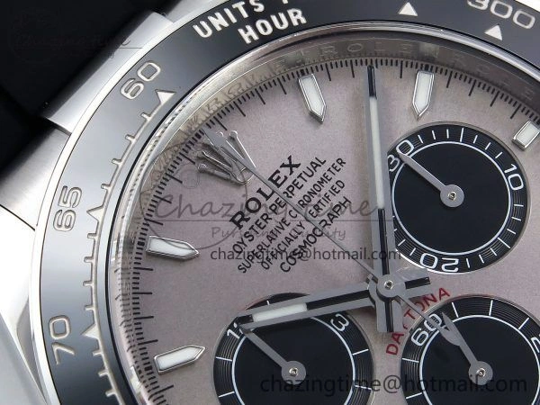 Daytona 126519 Clean 1:1 Best Edition Grey Dial on Oysterflex Rubber Strap DD4131