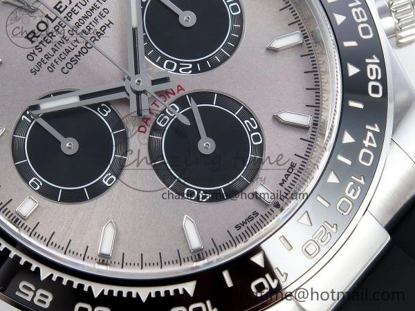 Daytona 126519 Clean 1:1 Best Edition Grey Dial on Oysterflex Rubber Strap DD4131