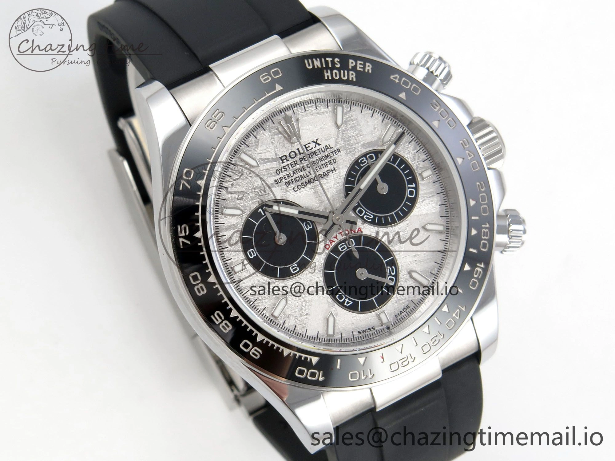 Daytona 126519 Gain Weight SWF 1:1 Best Edition Meteorite Dial Sticks Markers on Oysterflex Strap SH4131