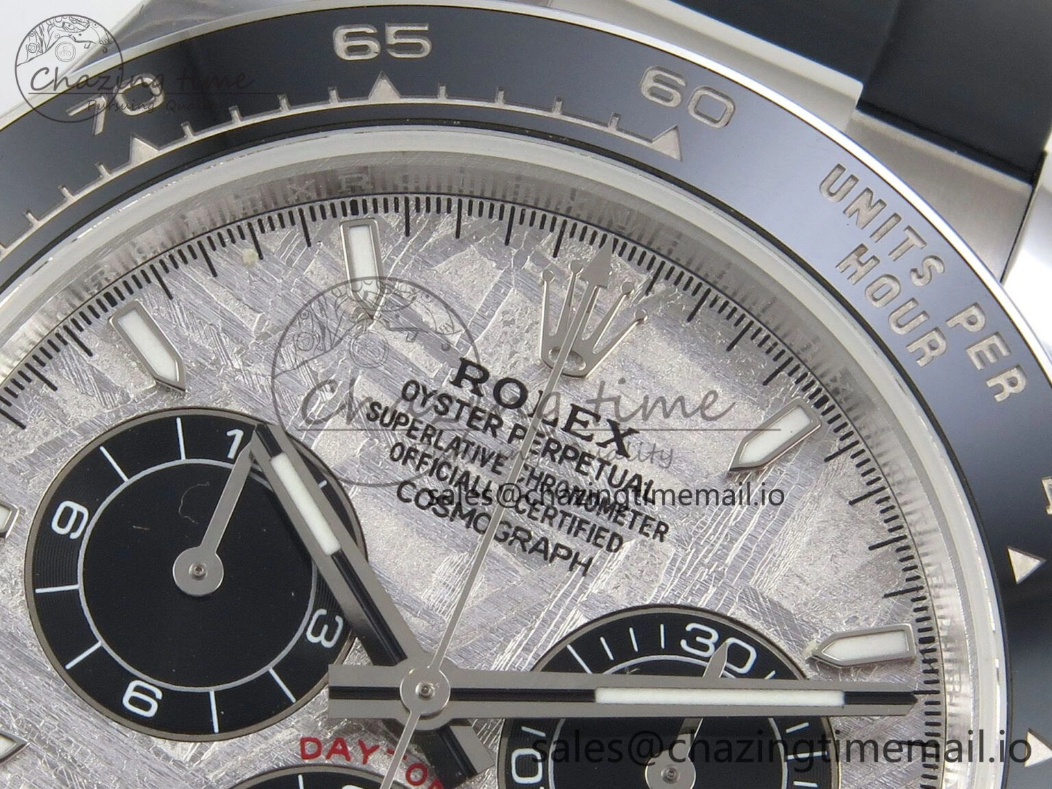 Daytona 126519 Gain Weight SWF 1:1 Best Edition Meteorite Dial Sticks Markers on Oysterflex Strap SH4131