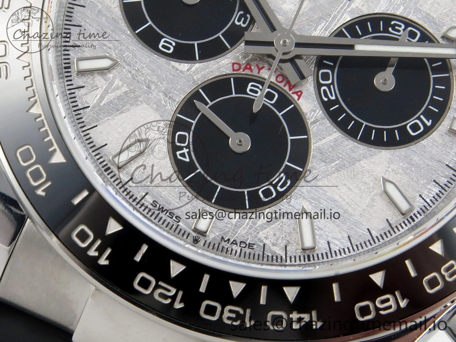 Daytona 126519 Gain Weight SWF 1:1 Best Edition Meteorite Dial Sticks Markers on Oysterflex Strap SH4131