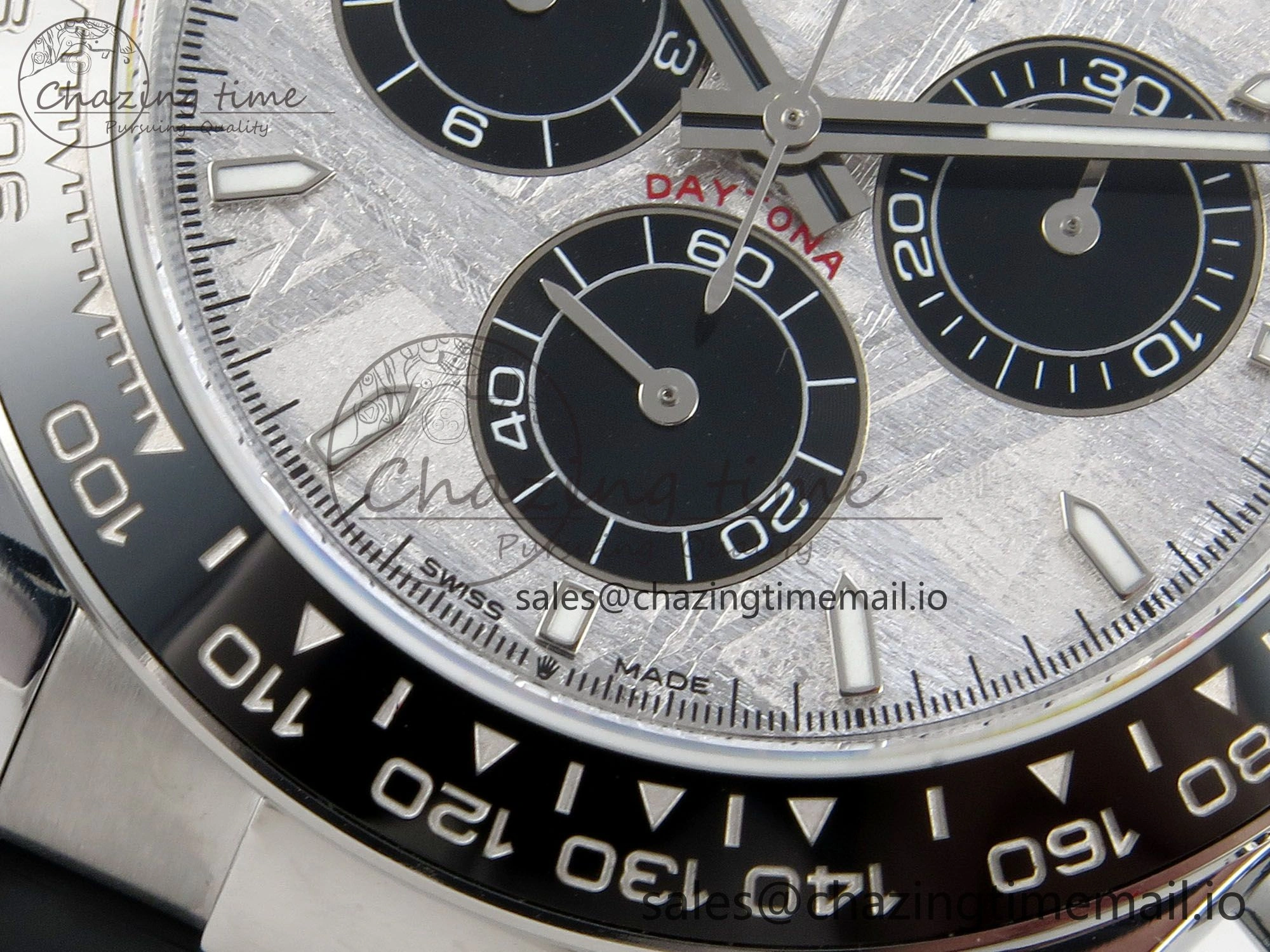 Daytona 126519 Gain Weight SWF 1:1 Best Edition Meteorite Dial Sticks Markers on Oysterflex Strap SH4131