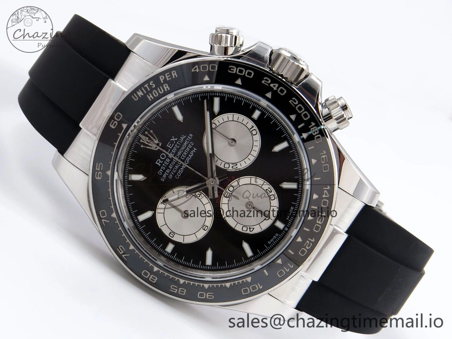 Daytona 126519 LN APSF 1:1 Best Edition Black Dial on Oysterflex Strap SH4131（Gain Weight）