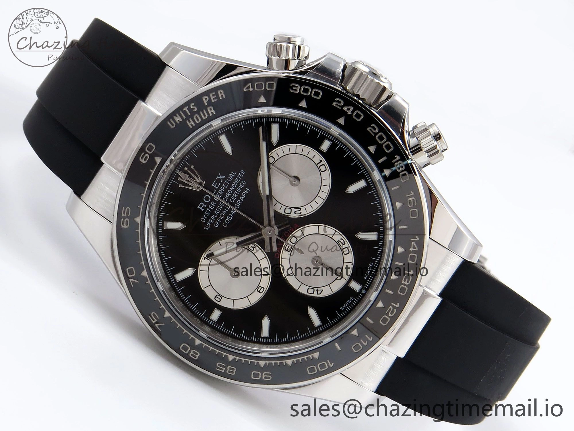 Daytona 126519 LN APSF 1:1 Best Edition Black Dial on Oysterflex Strap SH4131（Gain Weight）