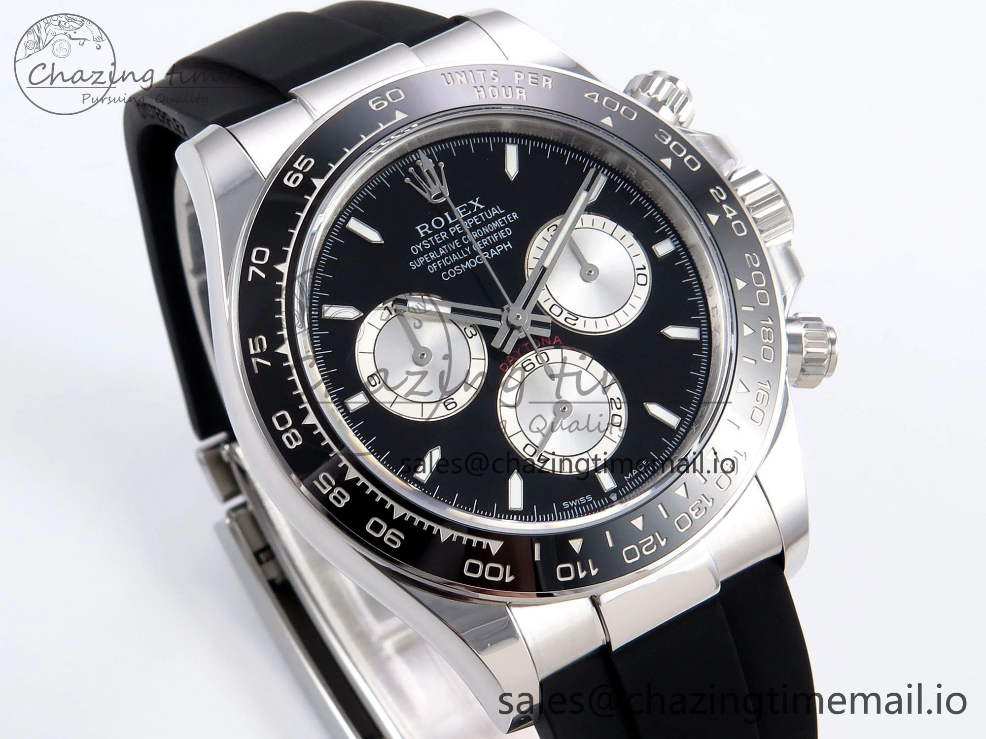 Daytona 126519 LN APSF 1:1 Best Edition Black Dial on Oysterflex Strap SH4131（Gain Weight）