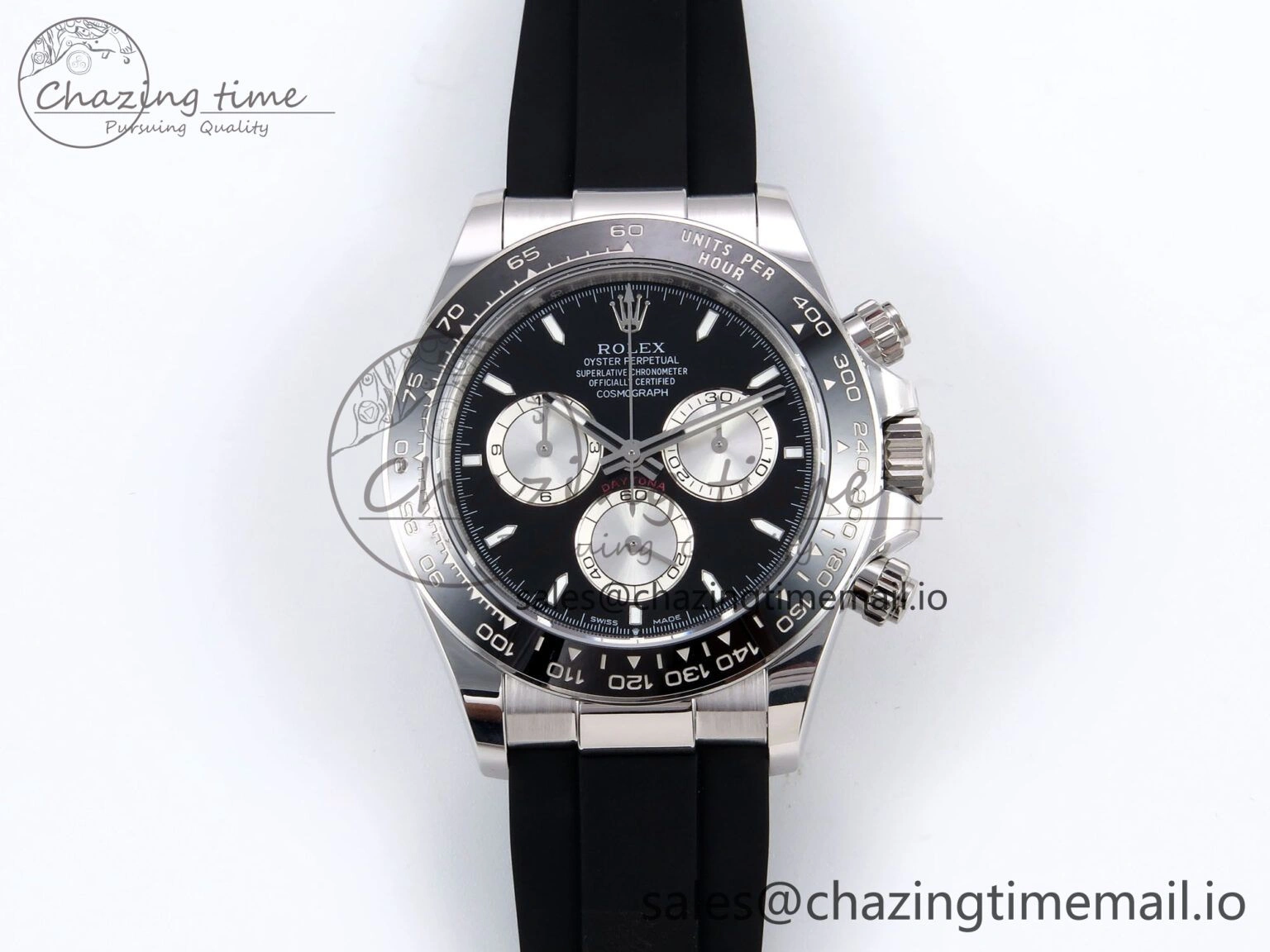 Daytona 126519 LN APSF 1:1 Best Edition Black Dial on Oysterflex Strap SH4131（Gain Weight）