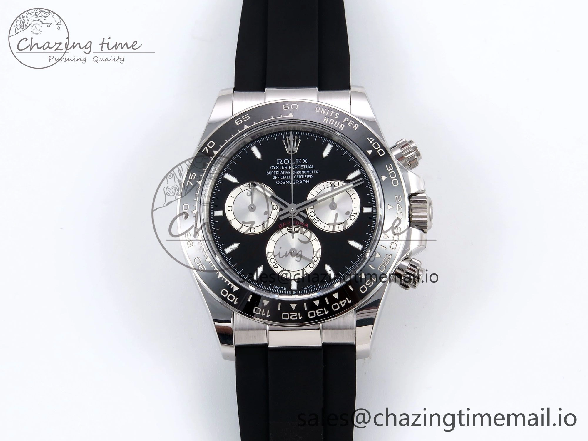 Daytona 126519 LN APSF 1:1 Best Edition Black Dial on Oysterflex Strap SH4131（Gain Weight）