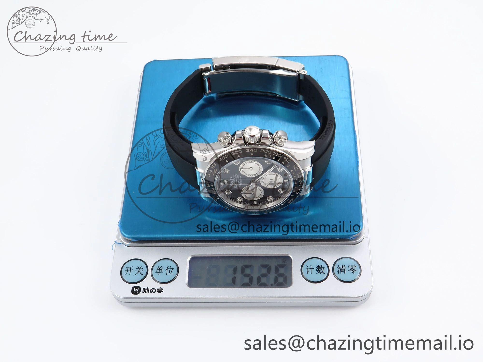 Daytona 126519 LN APSF 1:1 Best Edition Black Diamonds Dial on Oysterflex Strap SH4131（Gain Weight）