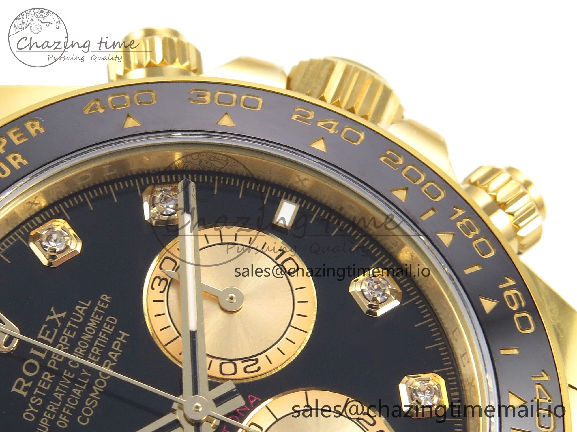 Daytona 126519 LN APSF 1:1 Best Edition Black Diamonds Dial on Oysterflex Strap SH4131（Gain Weight）
