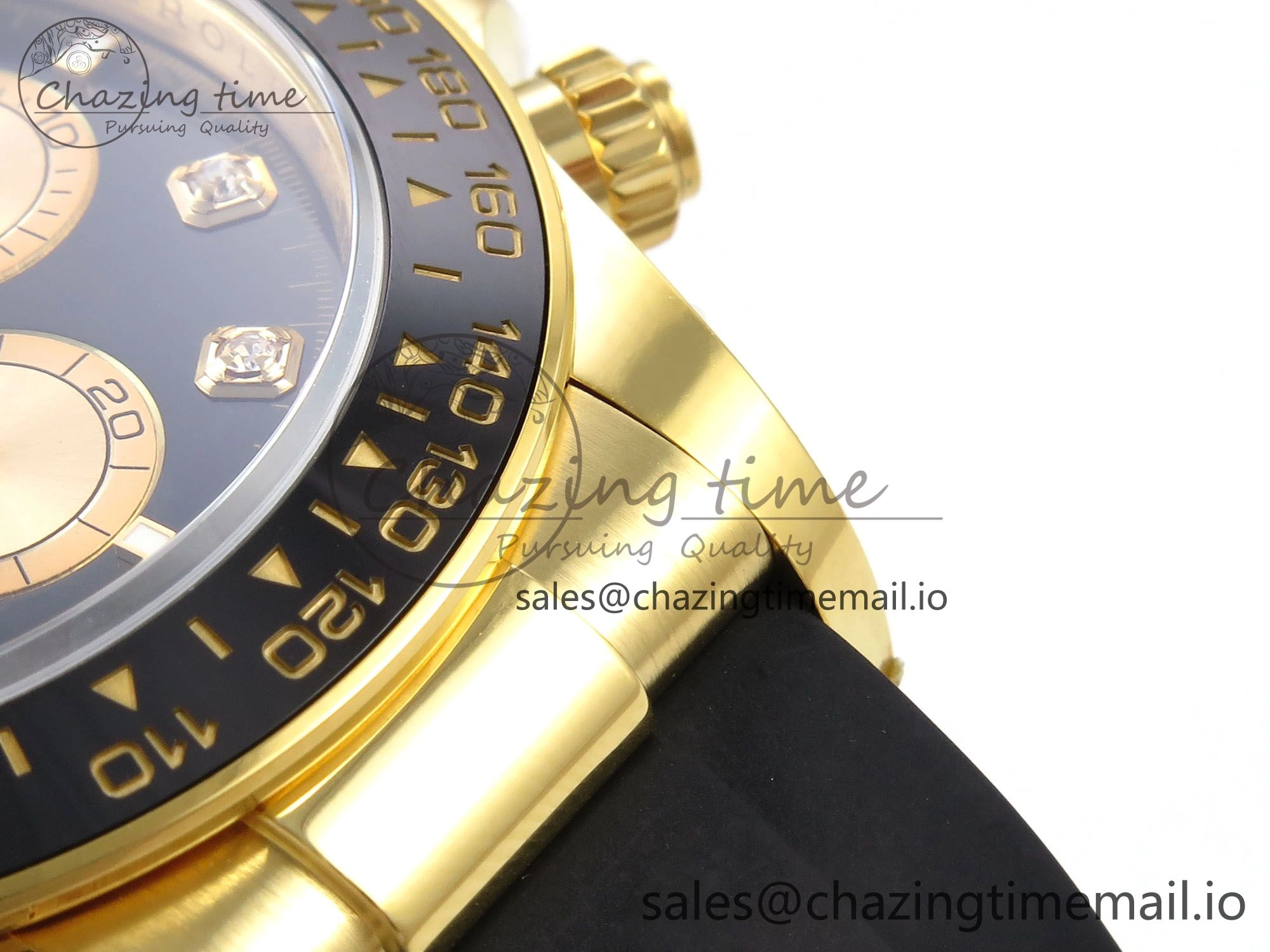 Daytona 126519 LN APSF 1:1 Best Edition Black Diamonds Dial on Oysterflex Strap SH4131（Gain Weight）