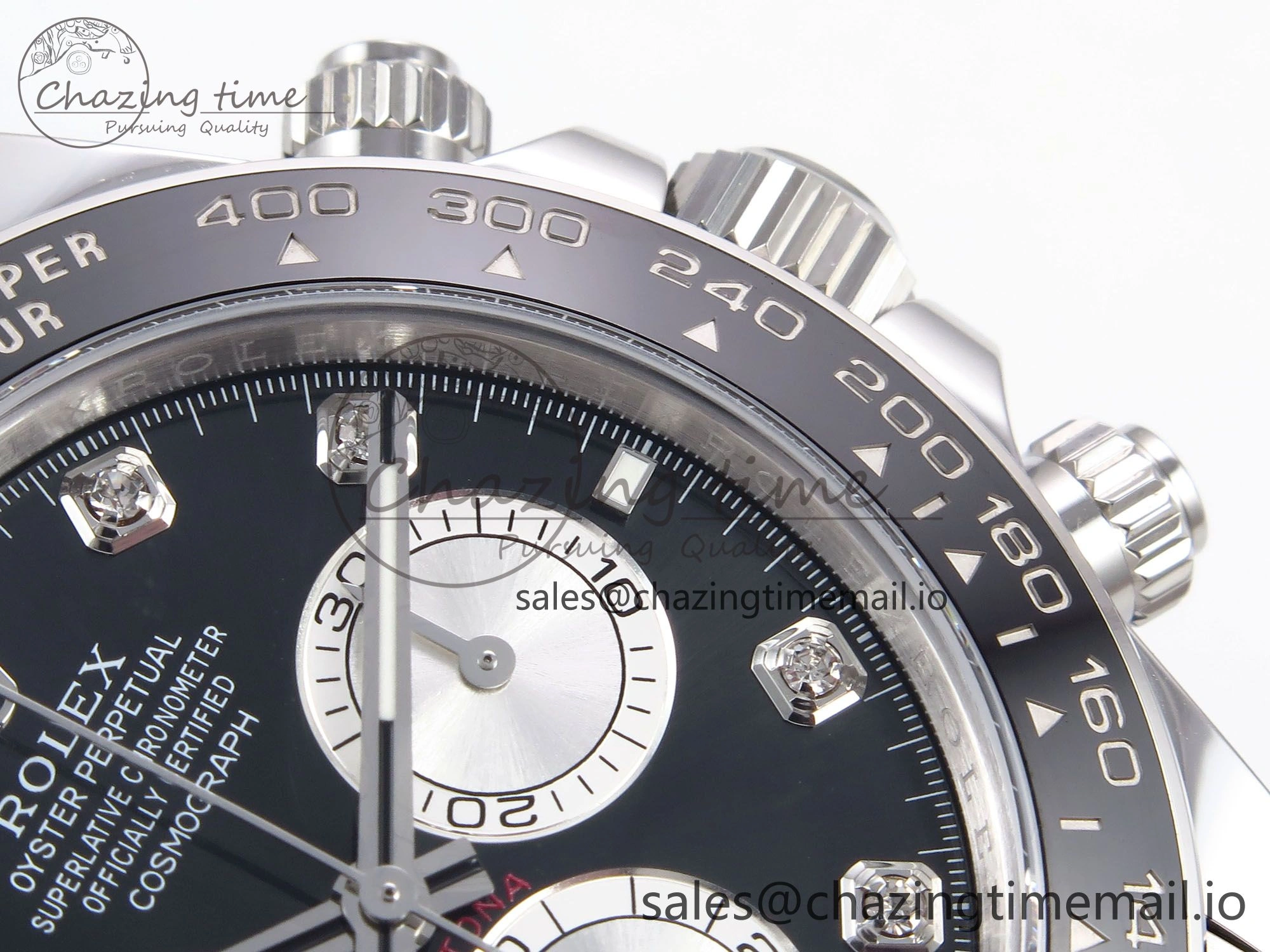 Daytona 126519 LN APSF 1:1 Best Edition Black Diamonds Dial on Oysterflex Strap SH4131（Gain Weight）