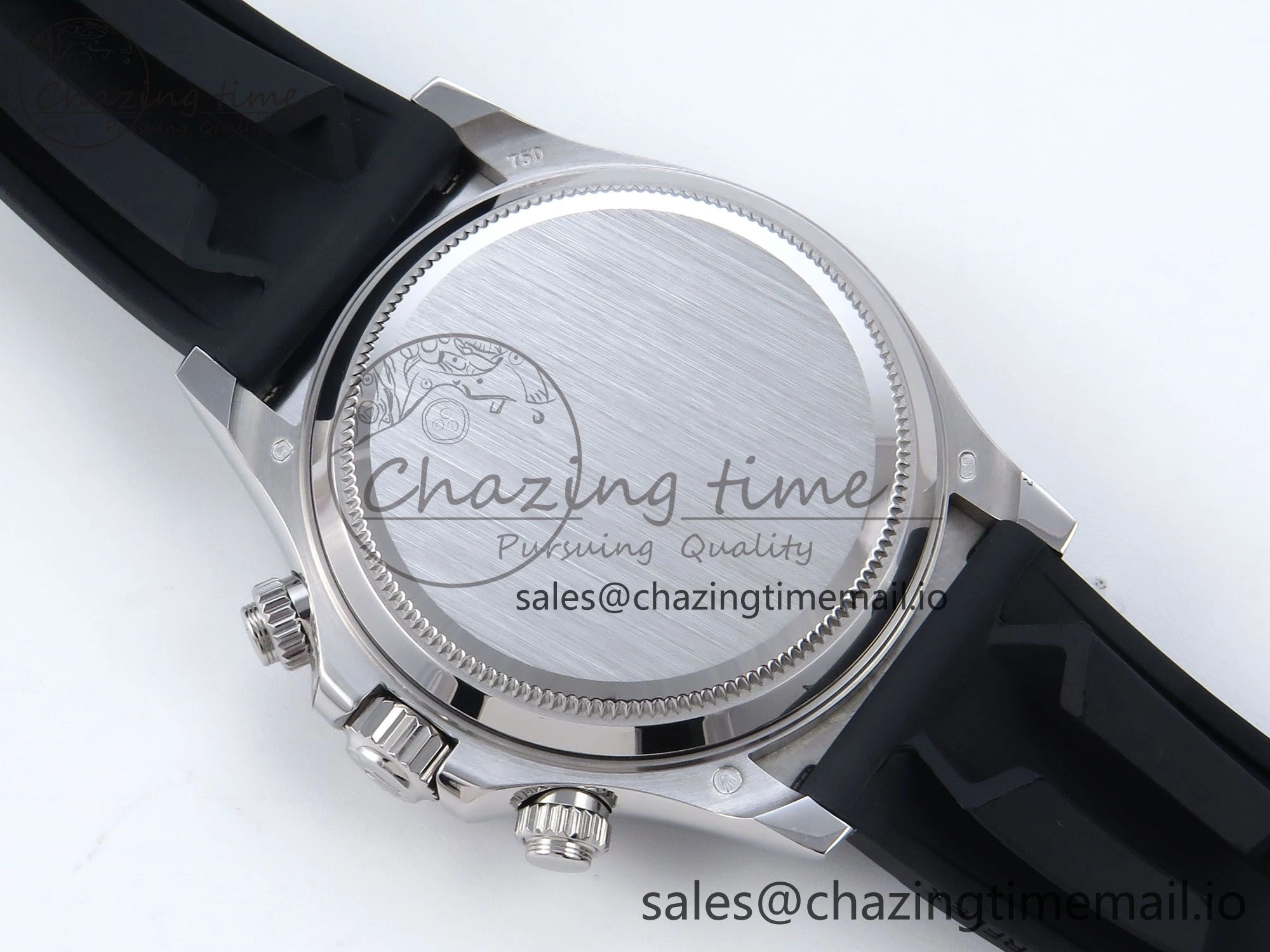 Daytona 126519 QF+ 1:1 Best Edition 904L Steel Gray Dial on Black Rubber Strap SH4131
