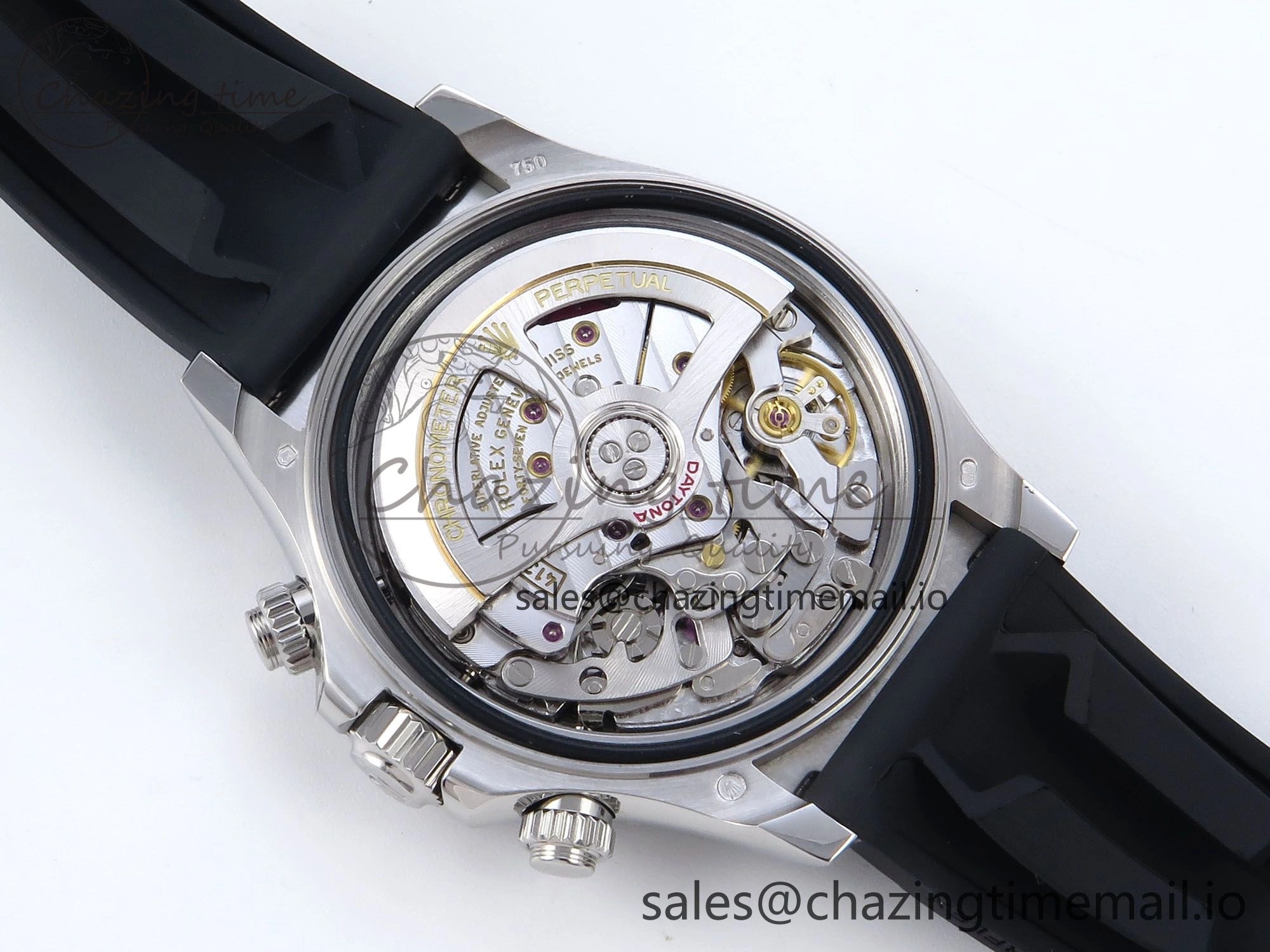 Daytona 126519 QF+ 1:1 Best Edition 904L Steel Gray Dial on Black Rubber Strap SH4131