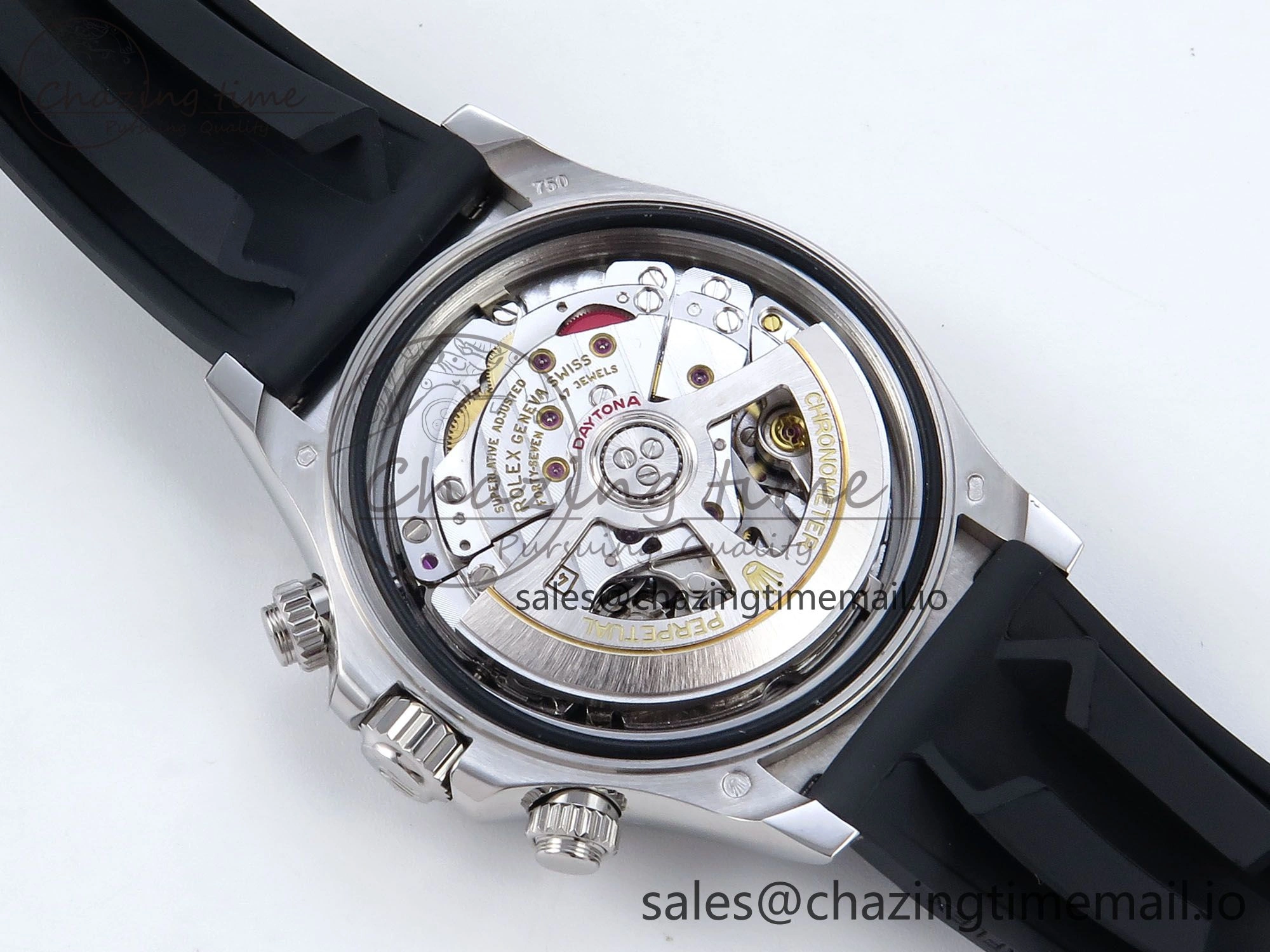 Daytona 126519 QF+ 1:1 Best Edition 904L Steel Gray Dial on Black Rubber Strap SH4131