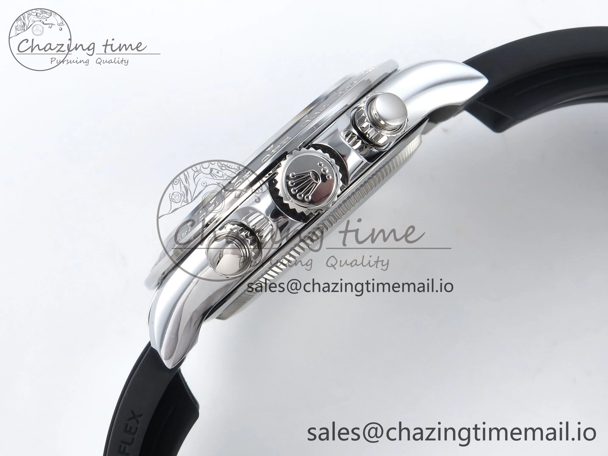 Daytona 126519 QF 1:1 Best Edition Black Gray Dial Diamonds on Oysterflex Strap QF4131 V10