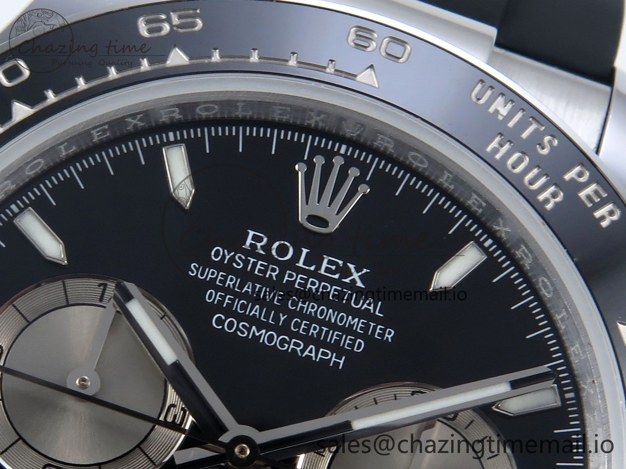 Daytona 126519 QF 1:1 Best Edition Black Gray Dial on Oysterflex Strap QF4131 V10