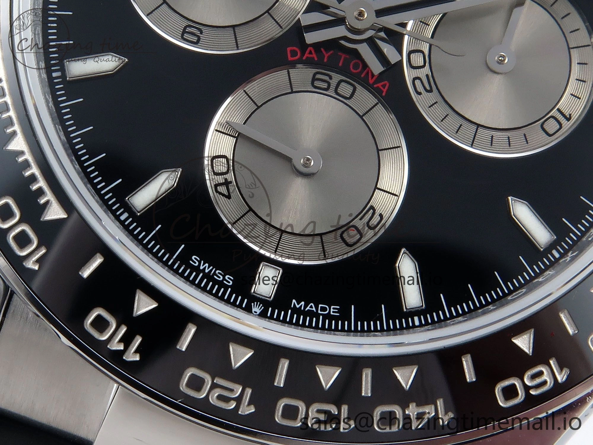 Daytona 126519 QF 1:1 Best Edition Black Gray Dial on Oysterflex Strap QF4131 V10