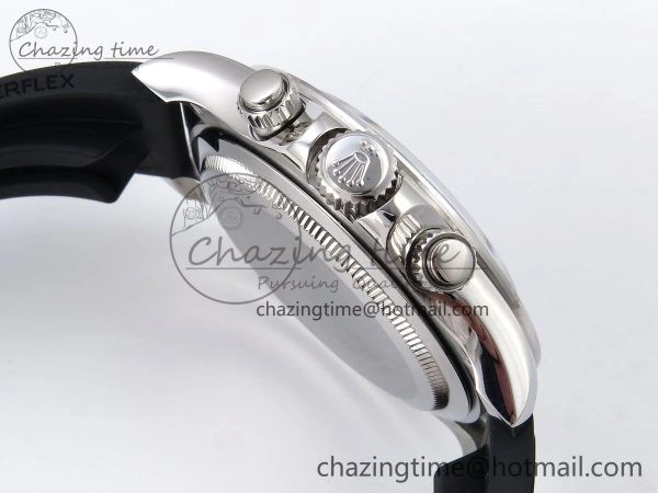 Daytona 126519 QF 1:1 Best Edition Black Silver Dial on Oysterflex Strap SH4131 V5