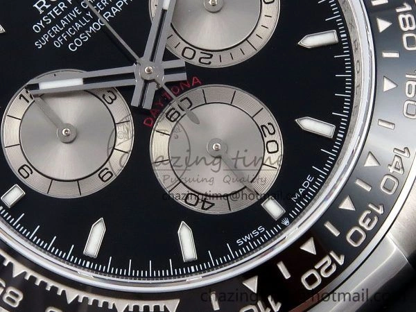 Daytona 126519 QF 1:1 Best Edition Black Silver Dial on Oysterflex Strap SH4131 V5