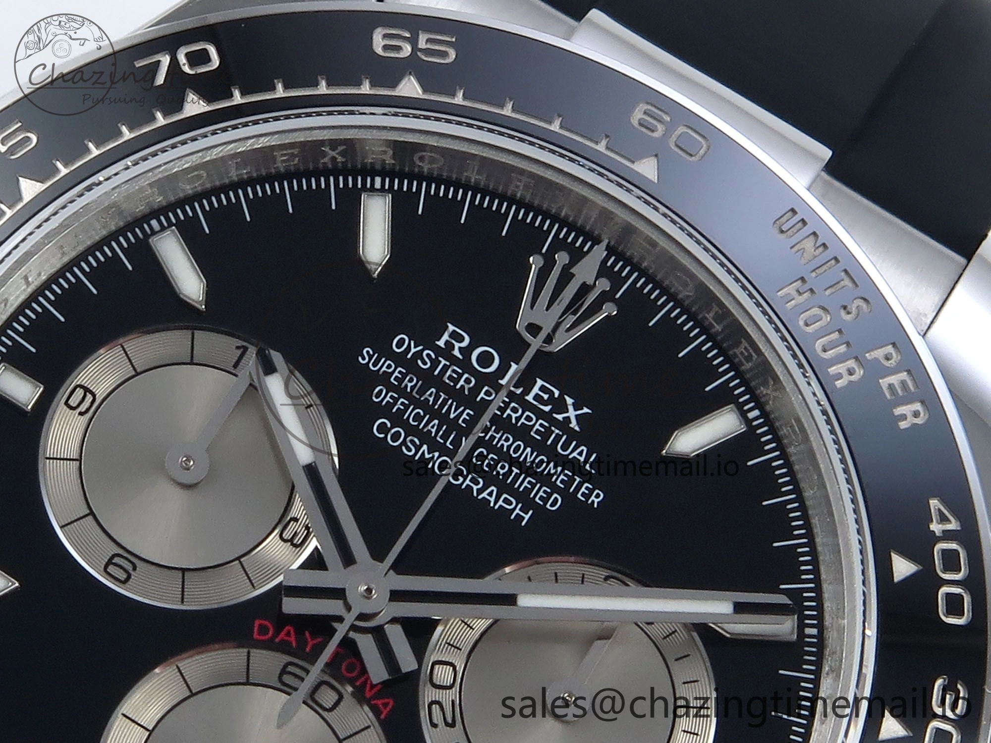 Daytona 126519 QF 1:1 Best Edition Black Silver Dial on Oysterflex Strap SH4131 V5