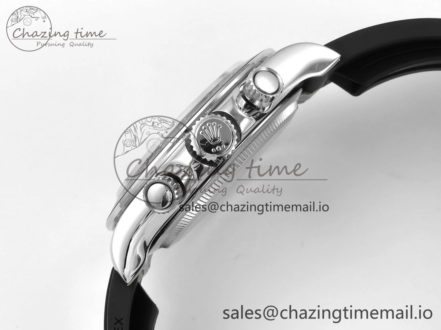 Daytona 126519 QF 1:1 Best Edition Black Silver Diamonds Dial on Oysterflex Strap SH4131 V5