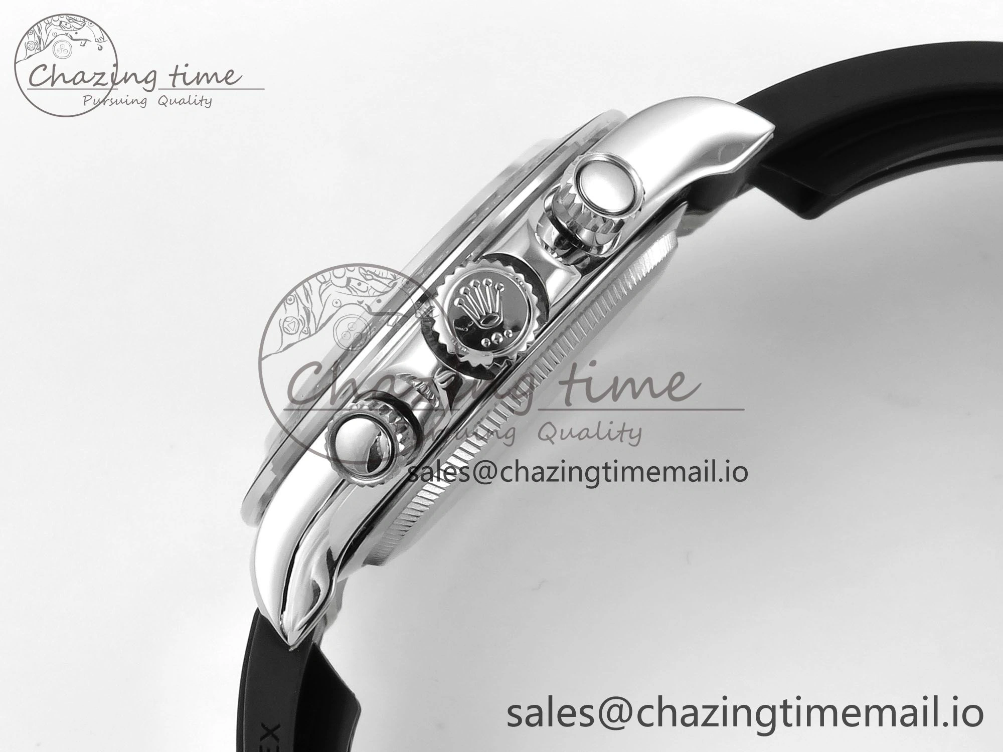 Daytona 126519 QF 1:1 Best Edition Black Silver Diamonds Dial on Oysterflex Strap SH4131 V5