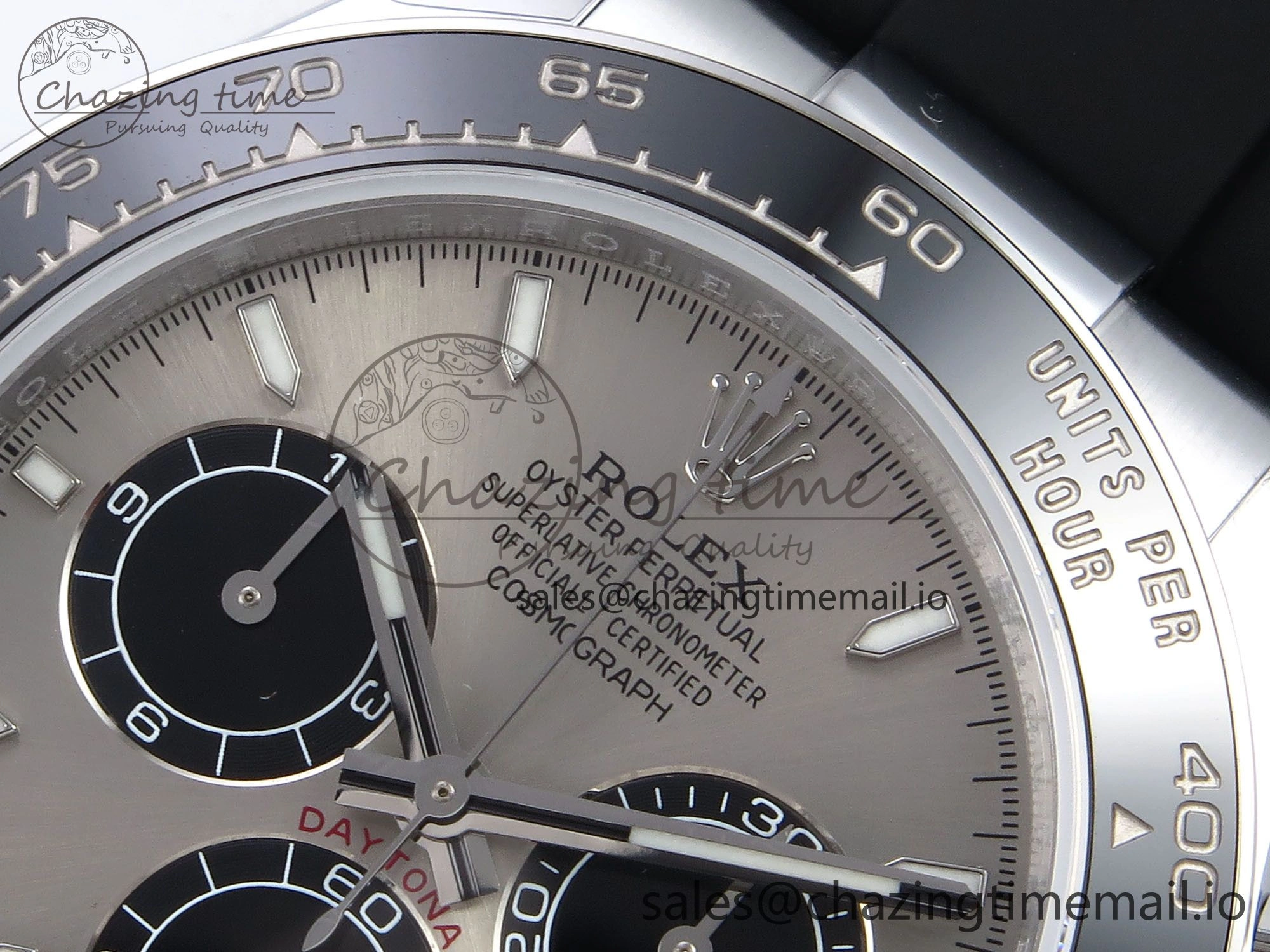 Daytona 126519 QF 1:1 Best Edition Gray Black Dial on Oysterflex Strap SH4131 V6（Gain Weight）