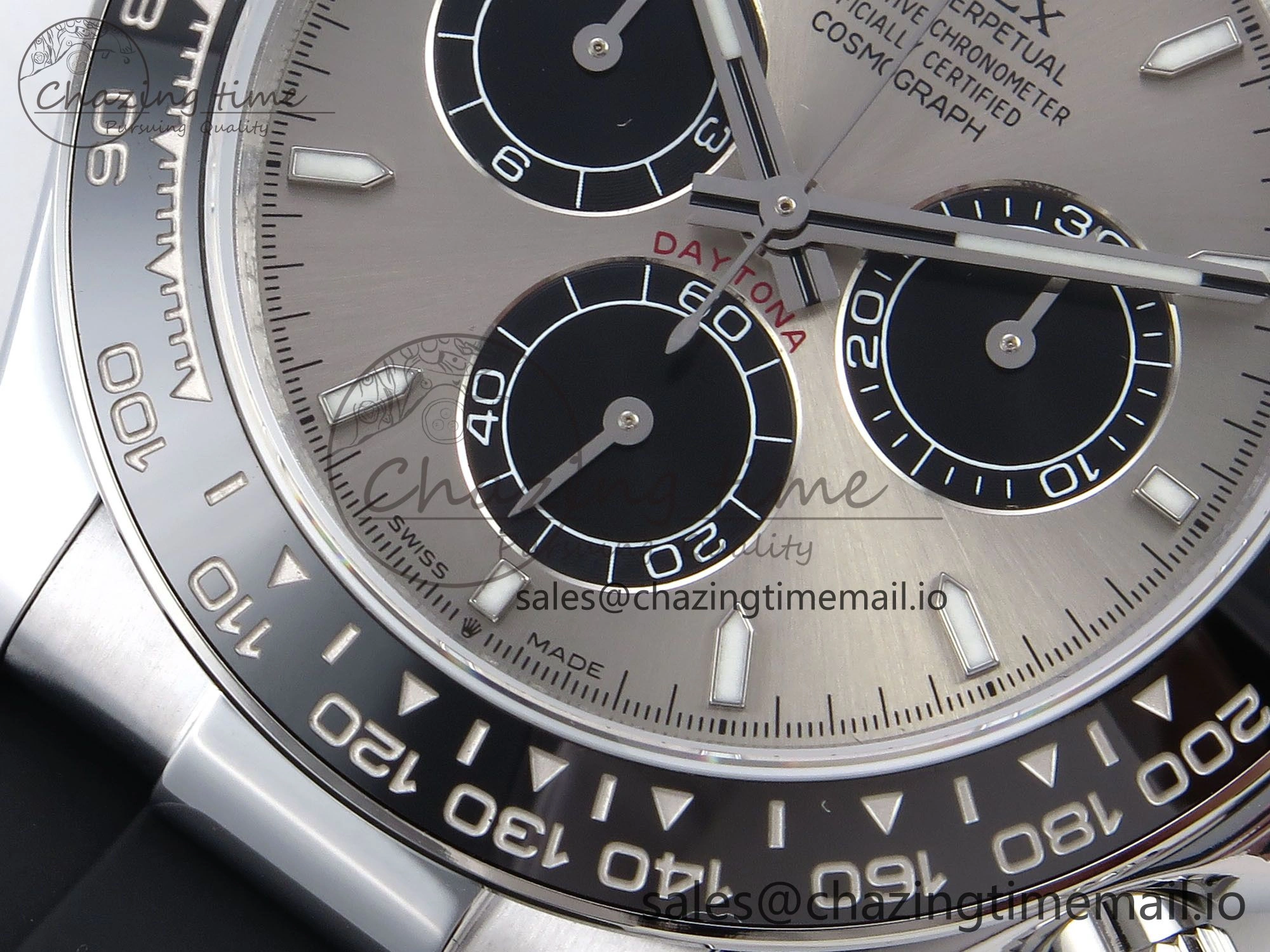 Daytona 126519 QF 1:1 Best Edition Gray Black Dial on Oysterflex Strap SH4131 V6（Gain Weight）