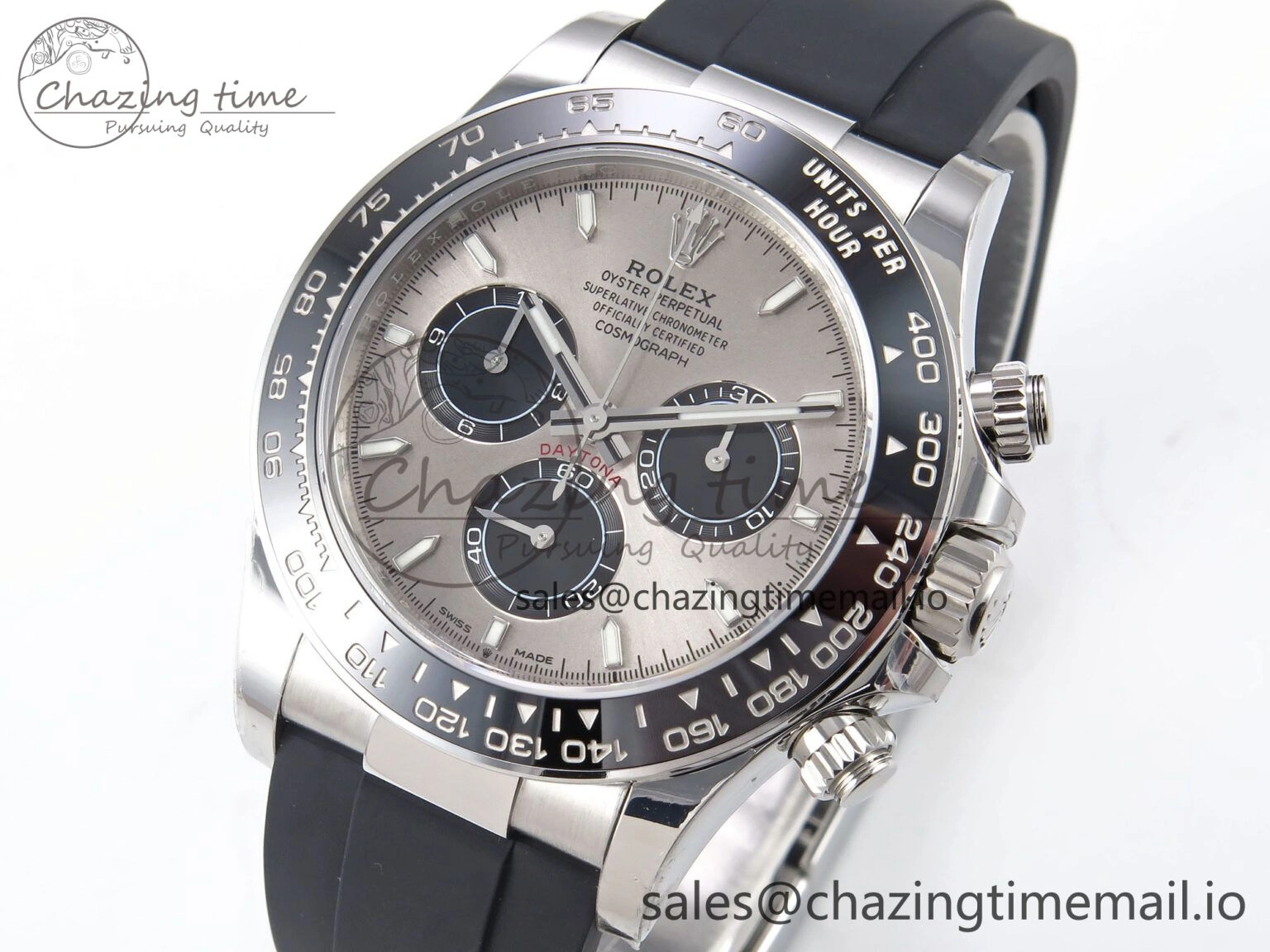 Daytona 126519 SBF 1:1 Best Edition Gray Dial on Oysterflex Strap DD4802