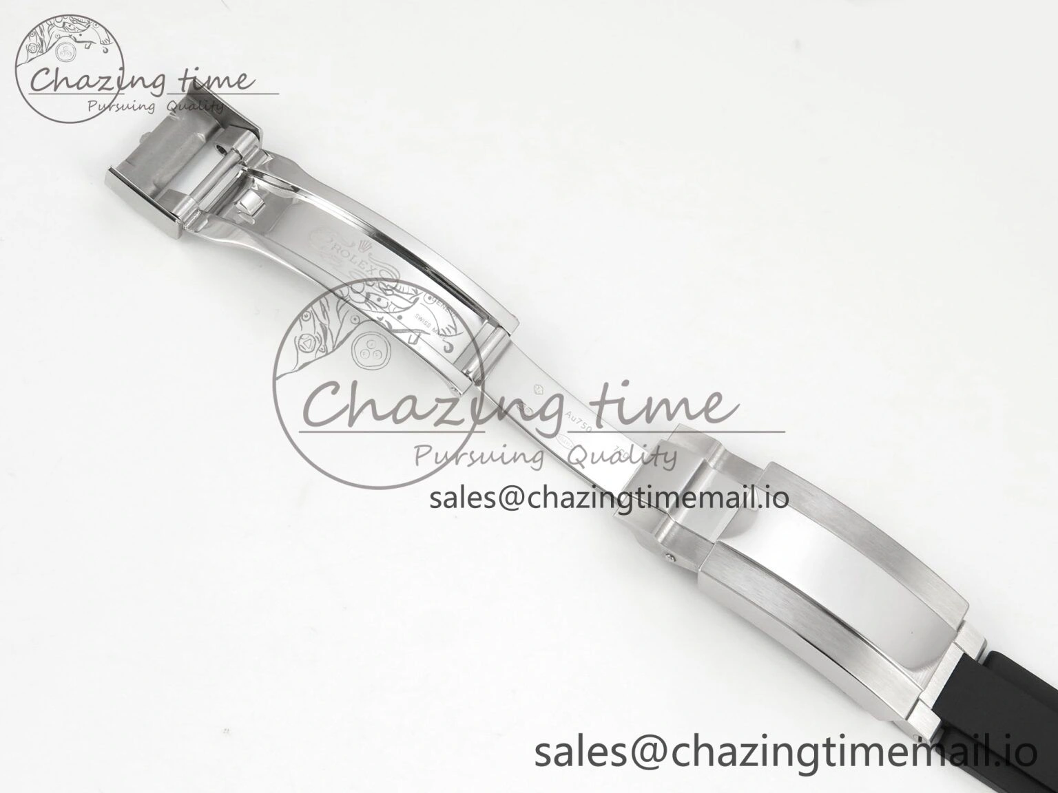 Daytona 126519 SS Clean 1:1 Best Edition Black Ceramic Bezel Black Stick Dial on Oysterflex Rubber Strap DD4131