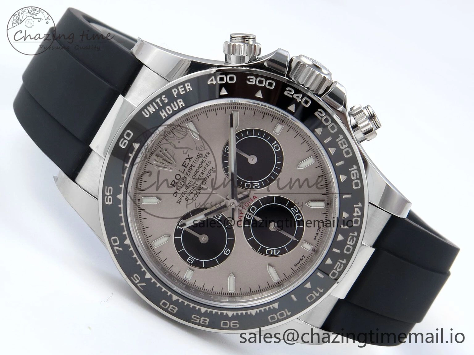 Daytona 126519 SS VSF 1:1 Best Edition 904L Steel Gray Dial on Oysterflex Strap SH4131