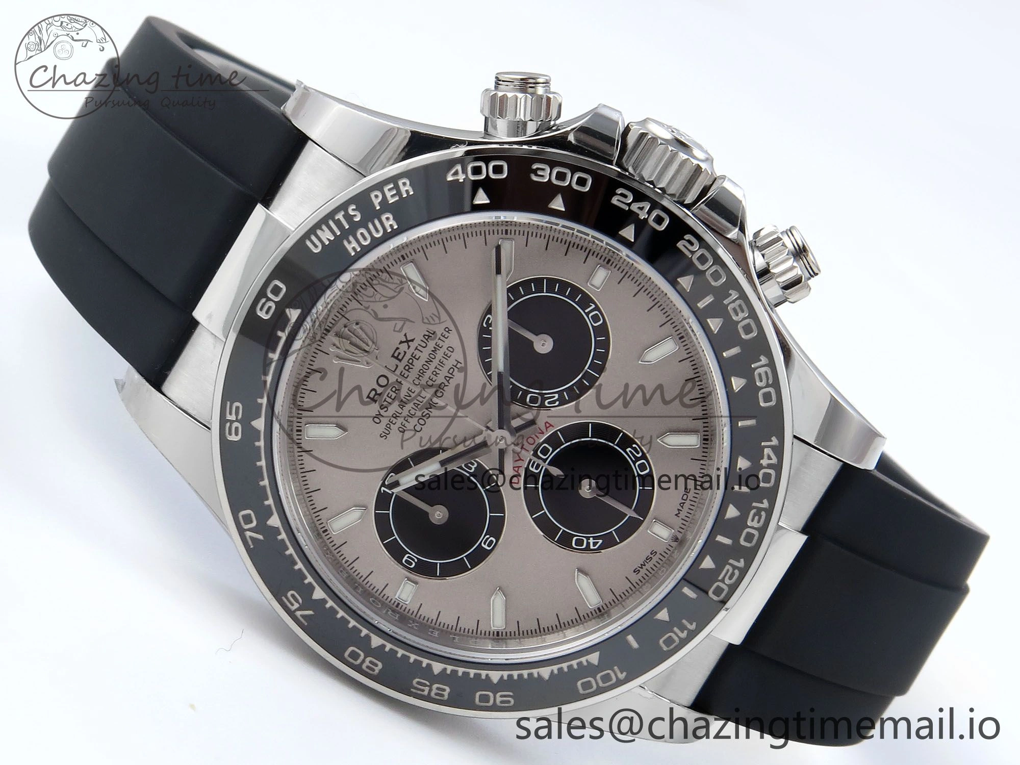 Daytona 126519 SS VSF 1:1 Best Edition 904L Steel Gray Dial on Oysterflex Strap SH4131