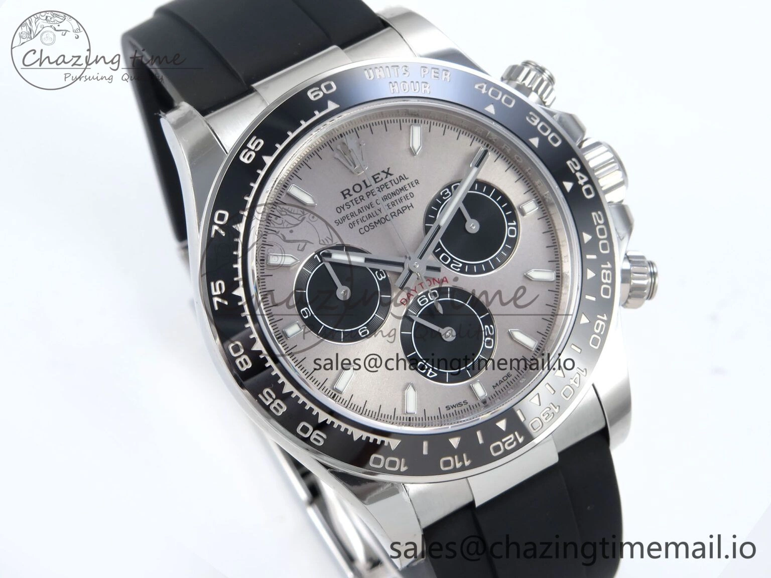 Daytona 126519 SS VSF 1:1 Best Edition 904L Steel Gray Dial on Oysterflex Strap SH4131