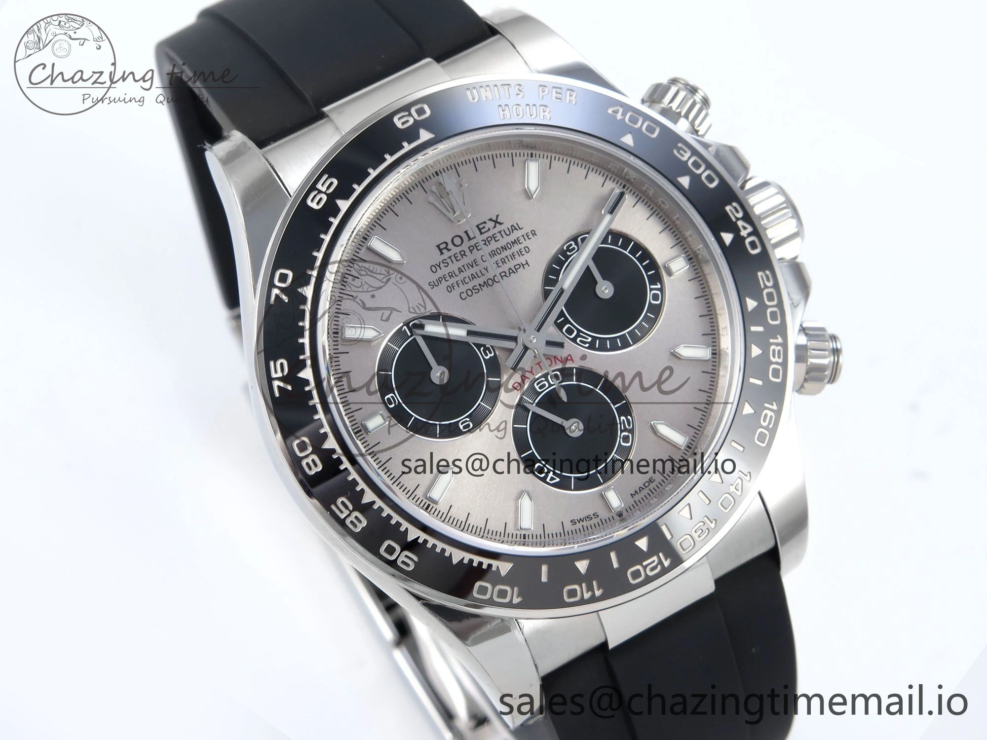 Daytona 126519 SS VSF 1:1 Best Edition 904L Steel Gray Dial on Oysterflex Strap SH4131
