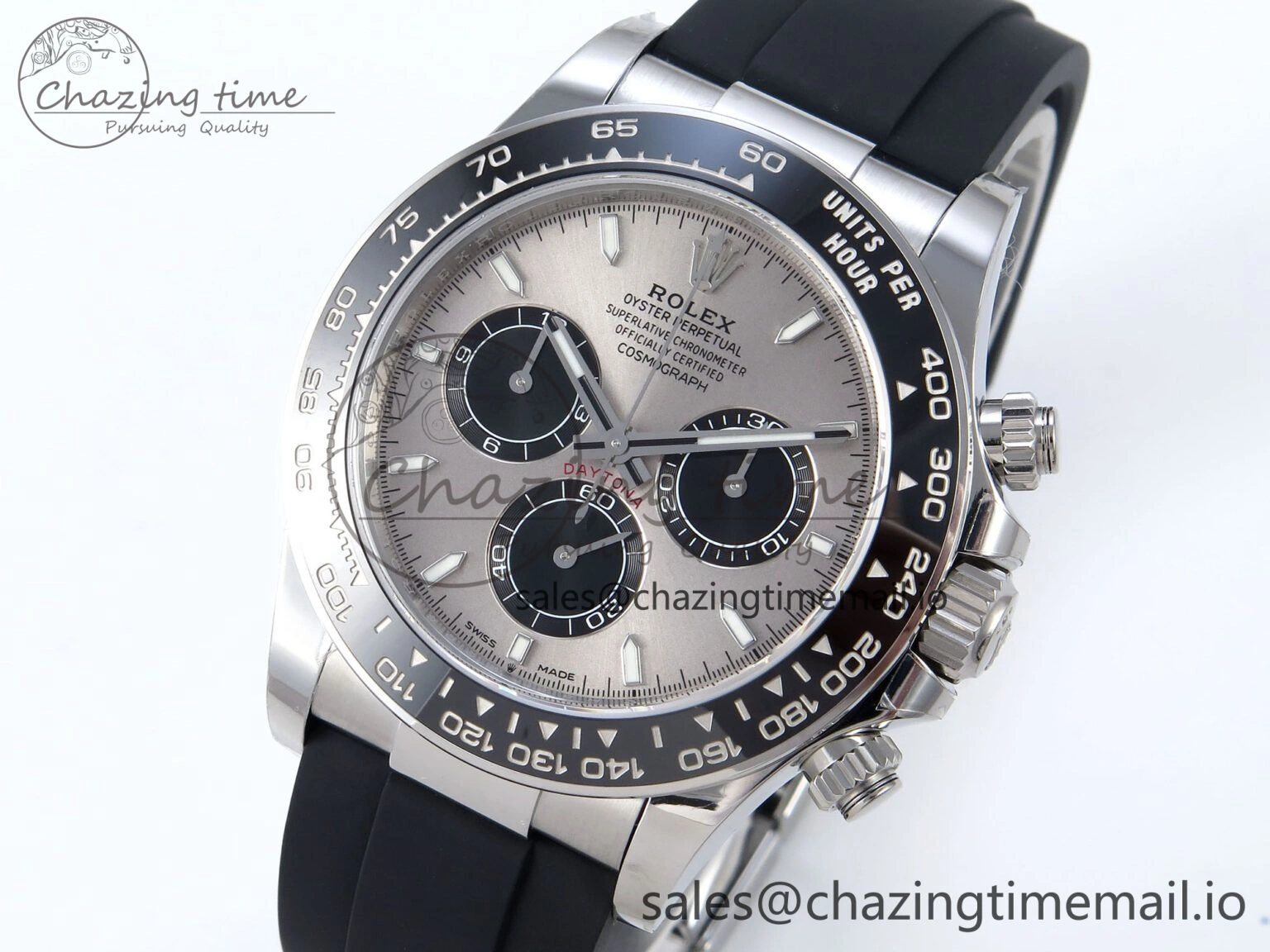 Daytona 126519 SS VSF 1:1 Best Edition 904L Steel Gray Dial on Oysterflex Strap SH4131
