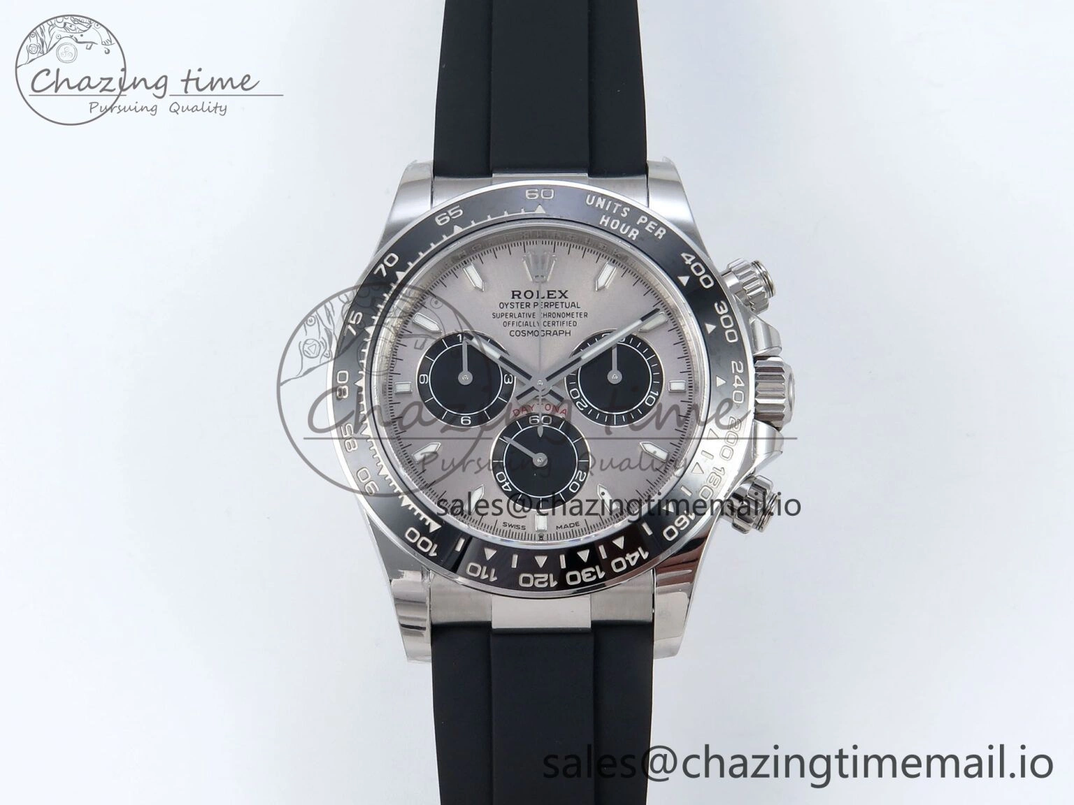 Daytona 126519 SS VSF 1:1 Best Edition 904L Steel Gray Dial on Oysterflex Strap SH4131