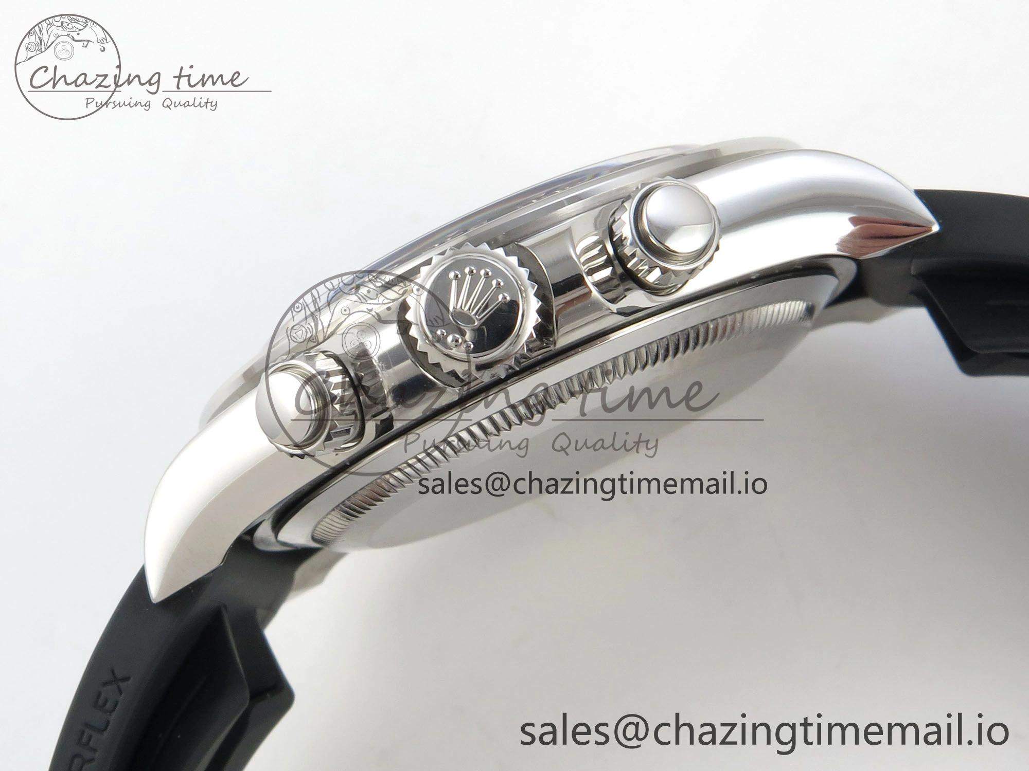 Daytona 126519 VSF 1:1 Best Edition Black Silver Diamonds Dial on Oysterflex Strap VS4131 V2 (Weighted)