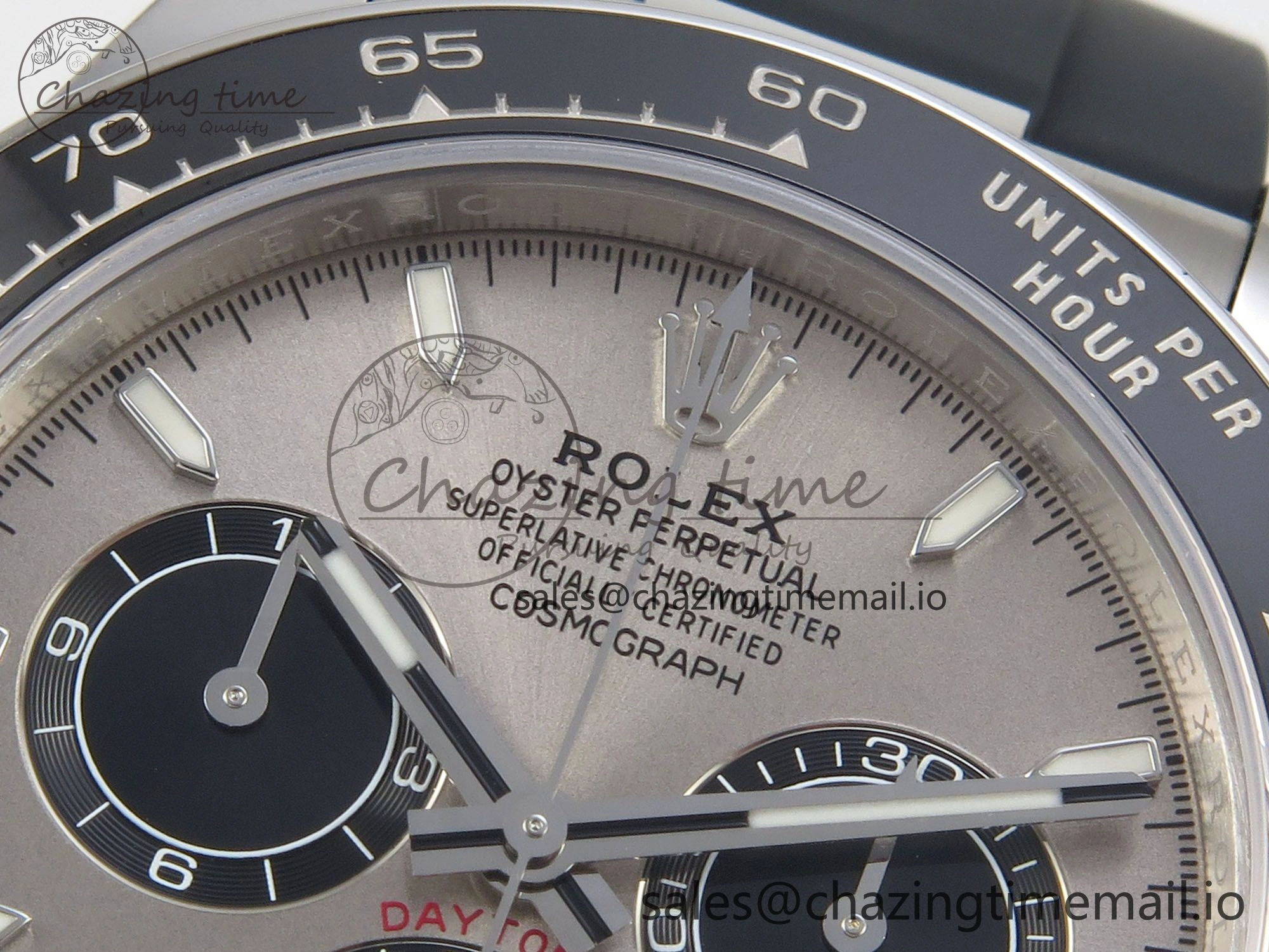 Daytona 126519 VSF 1:1 Best Edition Gray Black Dial on Oysterflex Strap VS4131 V2 (Weighted)