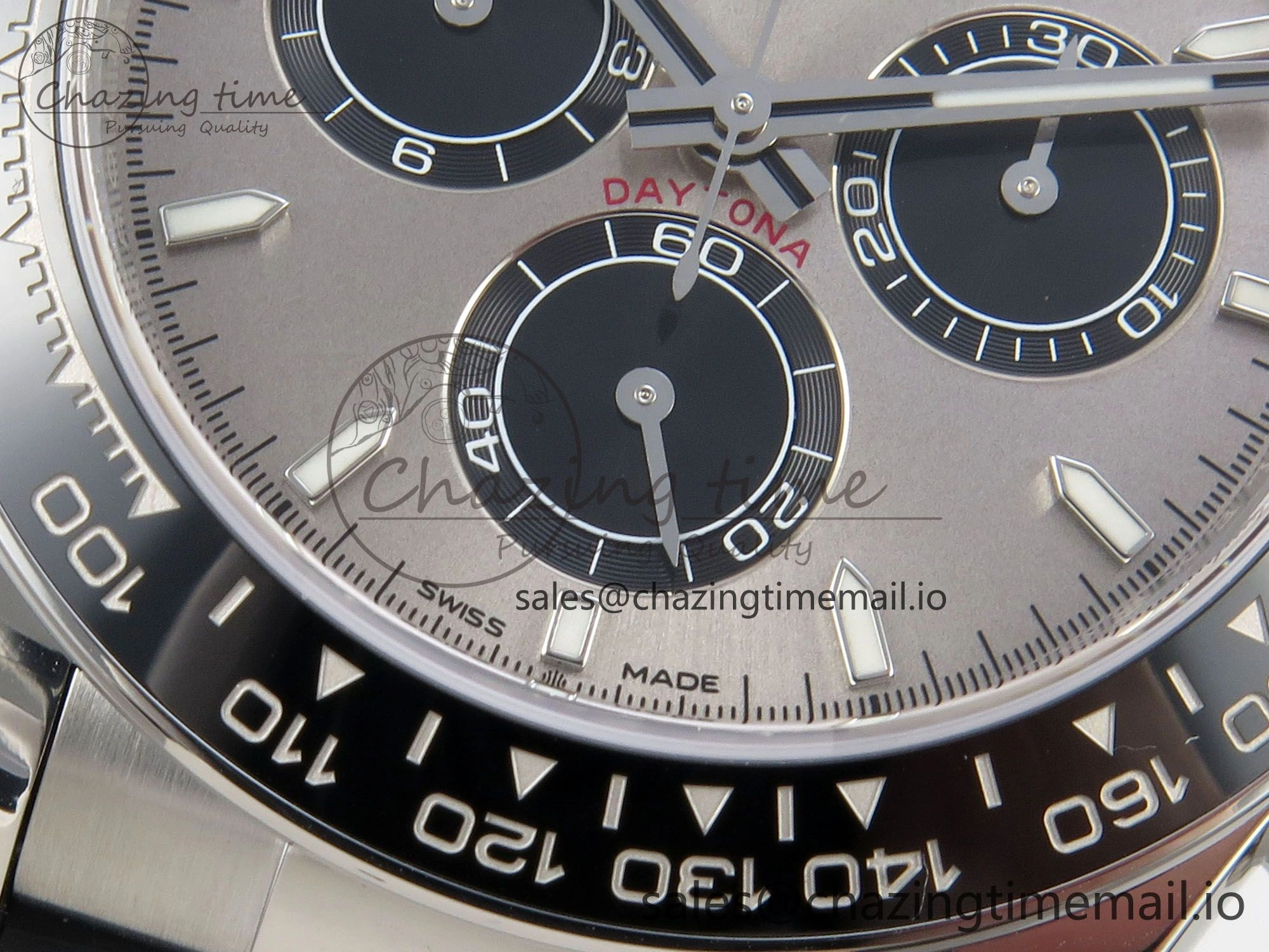 Daytona 126519 VSF 1:1 Best Edition Gray Black Dial on Oysterflex Strap VS4131 V2 (Weighted)