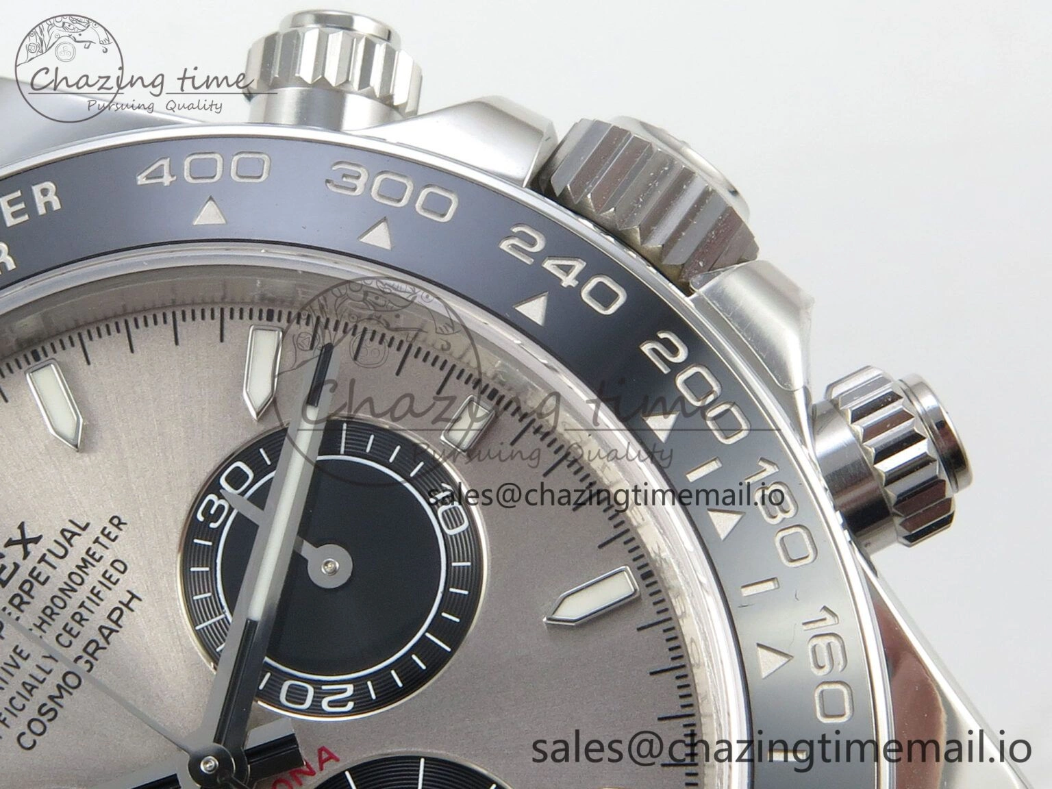 Daytona 126519 VSF 1:1 Best Edition Gray Black Dial on Oysterflex Strap VS4131 V2 (Weighted)