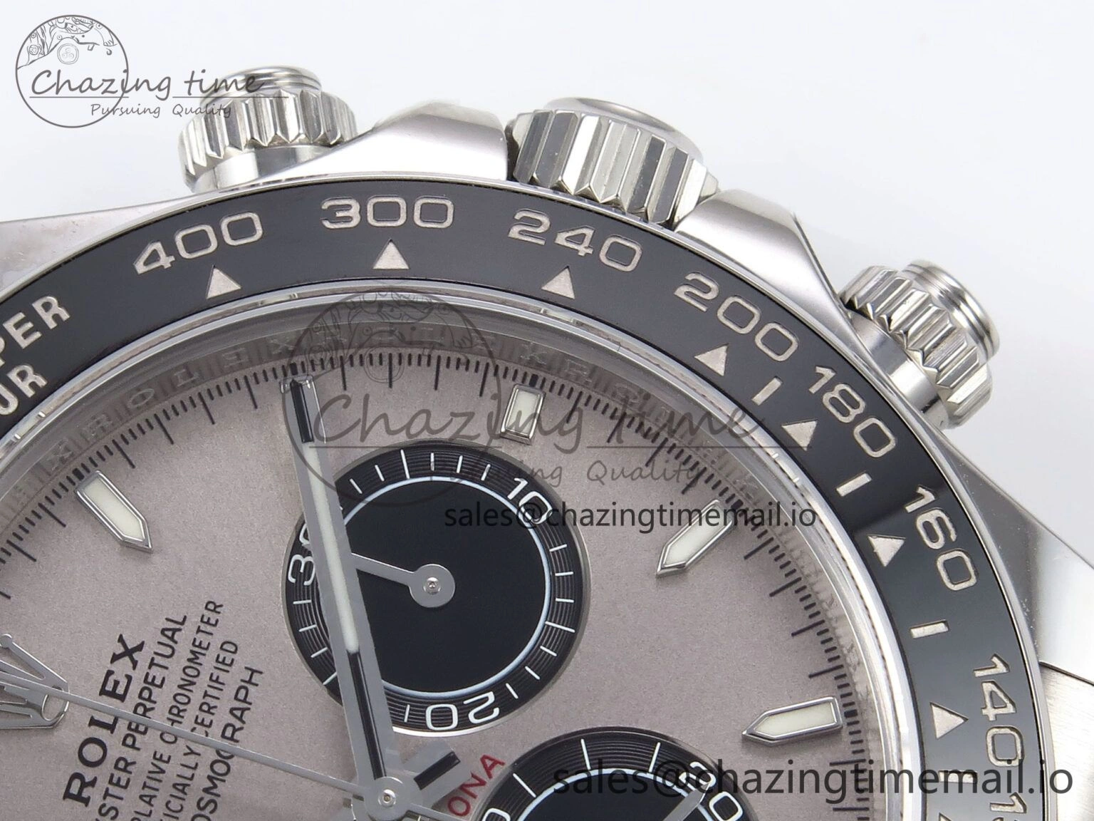 Daytona 126519LN APF 1:1 Best Edition 904L Steel Grey Dial on Black Rubber Strap DD4131